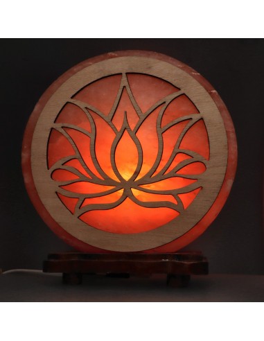 Lampe à sel Fleur de Lotus