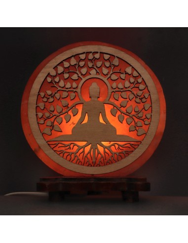 Lampe de sel Bouddha