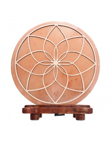 Mandala Salt Lamp