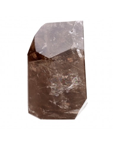 Polished Smoky Rutilated Quartz (CR6)