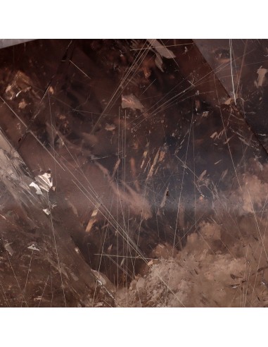 Polished Smoky Rutilated Quartz (CR5)