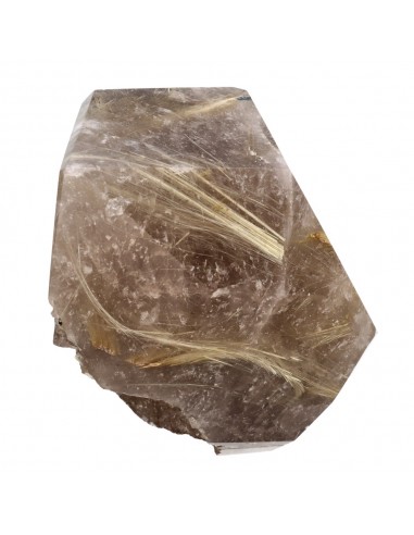 Polished Smoky Rutilated Quartz (CR10)