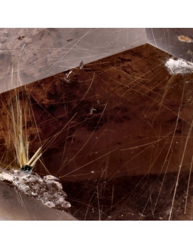 Polished Smoky Rutilated Quartz (CR12)