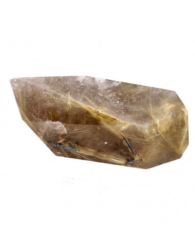 Polished Smoky Rutilated Quartz (CR19)