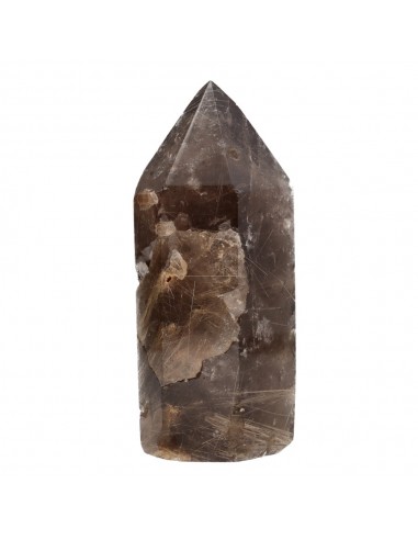 Polished Smoky Rutilated Quartz (CR21)