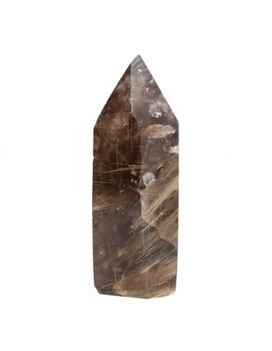 Polished Smoky Rutilated Quartz (CR21)