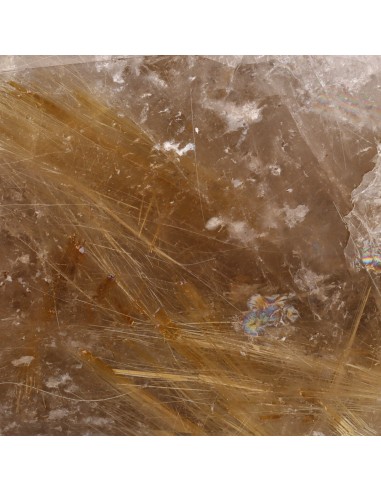 Polished Smoky Rutilated Quartz (CR19)