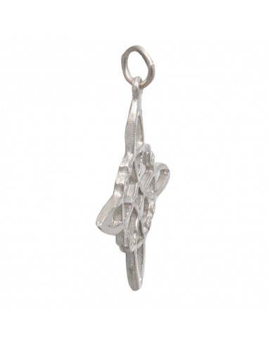 925 Sterling Silver Witch's Knot Pendant