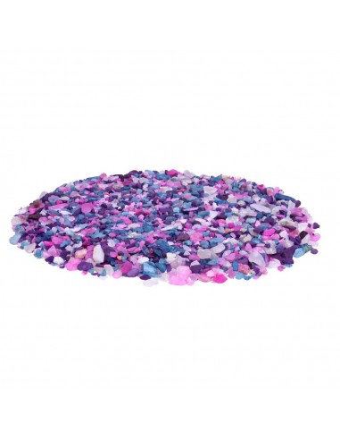 Fragmentos de ágata tingida