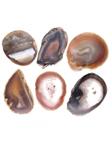 Petite plaque d'agate naturelle épaisse