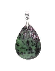 Zoisite Ruby Cabochon Pendant
