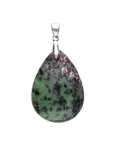 Zoisite Ruby Cabochon Pendant
