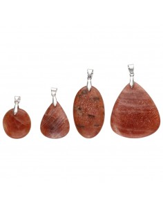 Sunstone Cabochon Pendant 2
