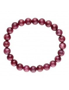 Bracelet de rubis 8mm 2