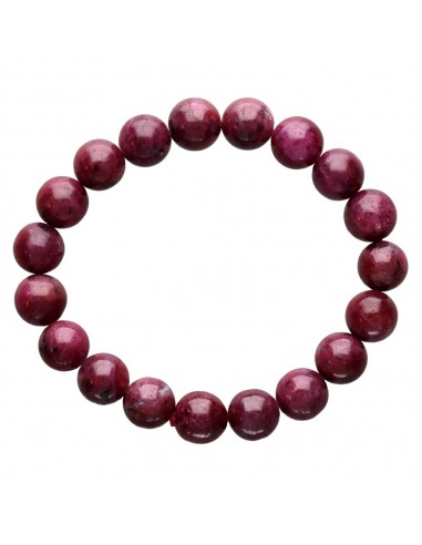 Bracelet de rubis 10mm