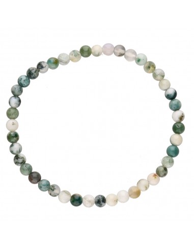 Tree Agate Bracelet 4mm