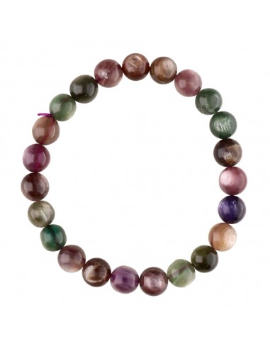 Pulsera de Lepidolita Multicolor 8mm