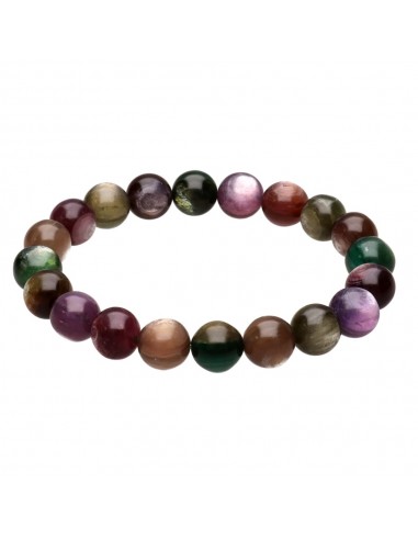 Pulsera de Lepidolita Multicolor 10mm