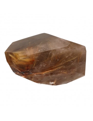 Polished Smoky Rutilated Quartz (CR26)