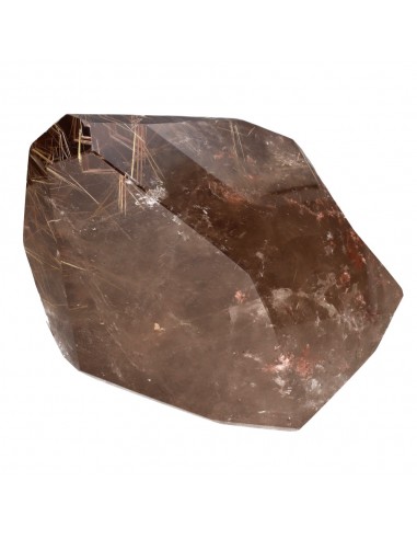 Polished Smoky Rutilated Quartz (CR28)