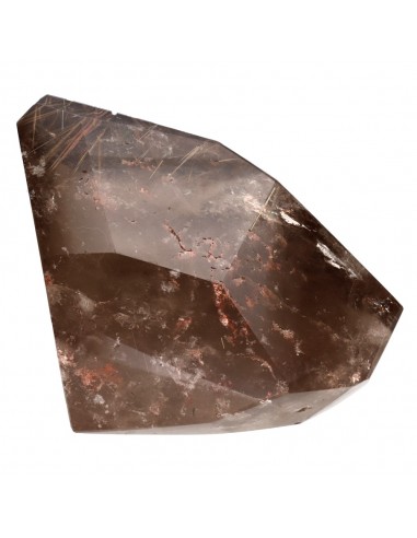 Polished Smoky Rutilated Quartz (CR28)