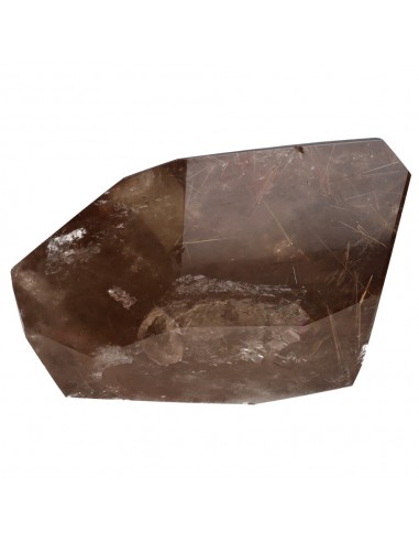 Polished Smoky Rutilated Quartz (CR28)