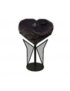 Coeur en améthyste PA995