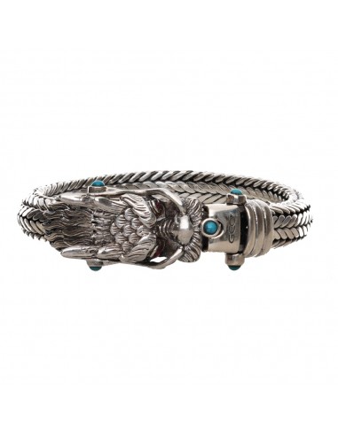 Pulsera Dragón en Plata de Ley 925 (27J)