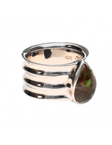 Black Opal Ring Sterling Silver 925...
