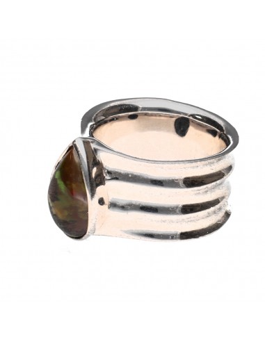 Black Opal Ring Sterling Silver 925...