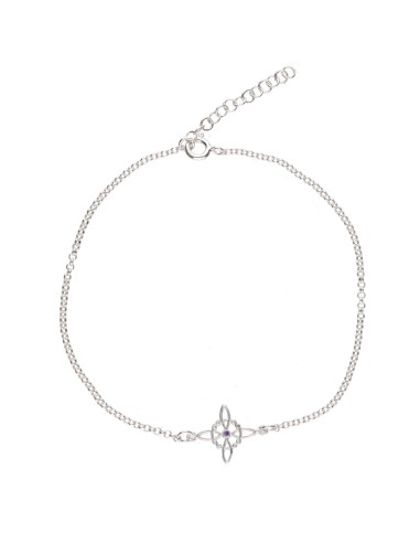 Small Witch's Knot Anklet in 925...
