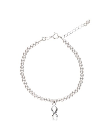 Infinity Hand Bracelet in Sterling...