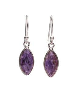 Pendientes Ojo de Charoita...