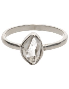 Bague Hérkimer en argent...