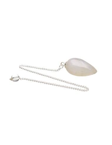 Péndulo Gota de Ágata Blanca (GOT14)