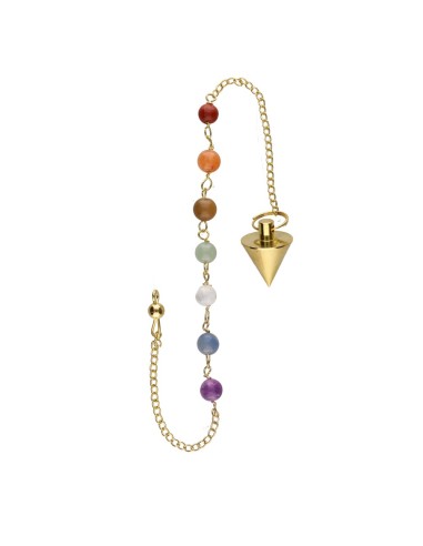 Bronze Conical Pendulum with Chakras...