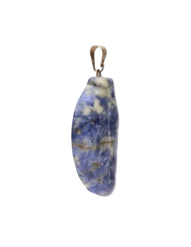 Pendentif feuille de sodalite