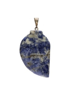 Sodalite Leaf Pendant