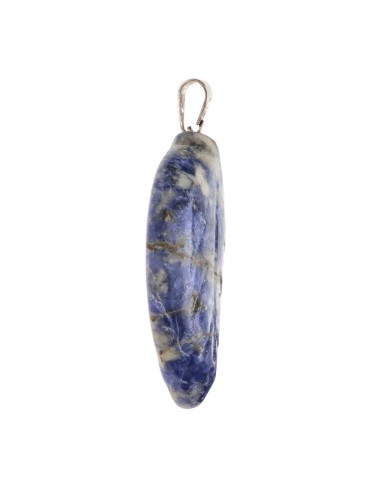 Sodalite Leaf Pendant