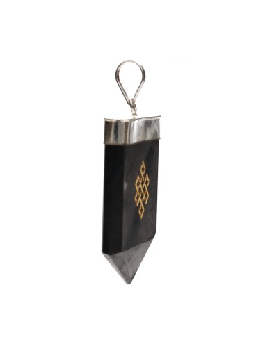 Infinity Knot Shungite Pendant in...