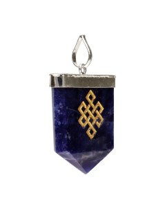 Infinity Knot Sodalite Pendant 2