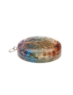 Resin Buddha Chakras Pendant 2
