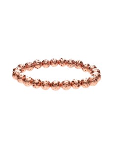 8mm Copper Lava Bath Bracelet