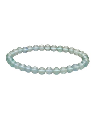 Pulseira fluorita azul 6mm