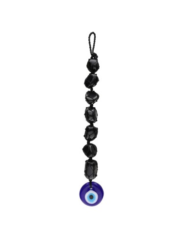 Turkish Eye and Obsidian Rearview...
