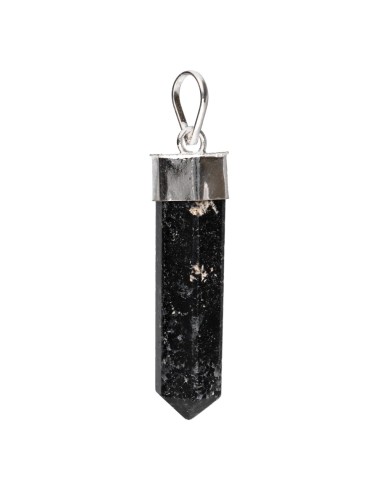 Pendentif pointe de tourmaline plaqué...