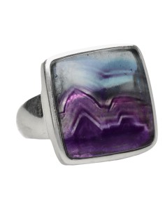 Fluorite Ring in 925... 2
