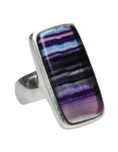 Fluorite Ring in 925... 2