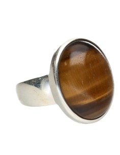 Tiger Eye Ring in Sterling... 2