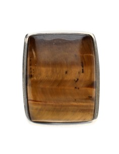 Tiger Eye Ring in Sterling...